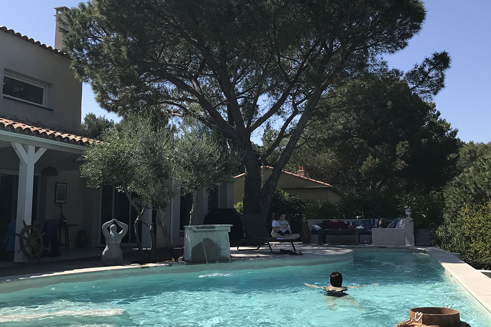 Swimming pool of la Singulière