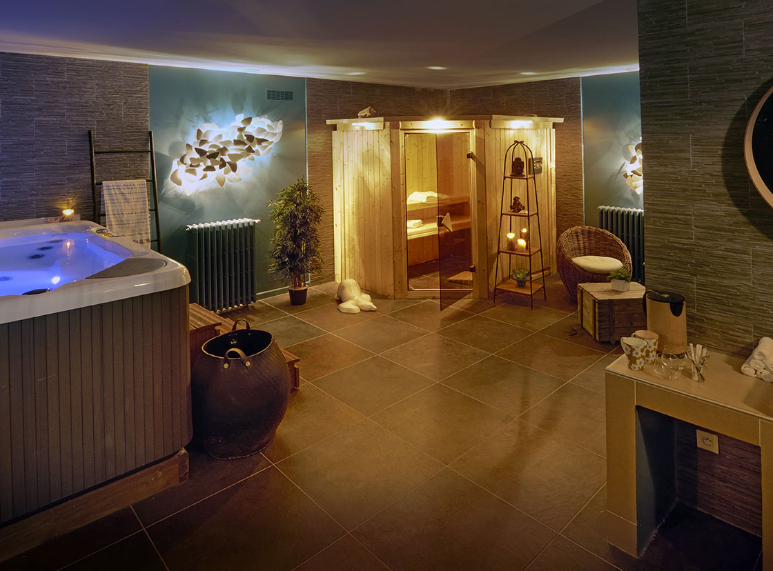 Wellness area in the guest house in Sète